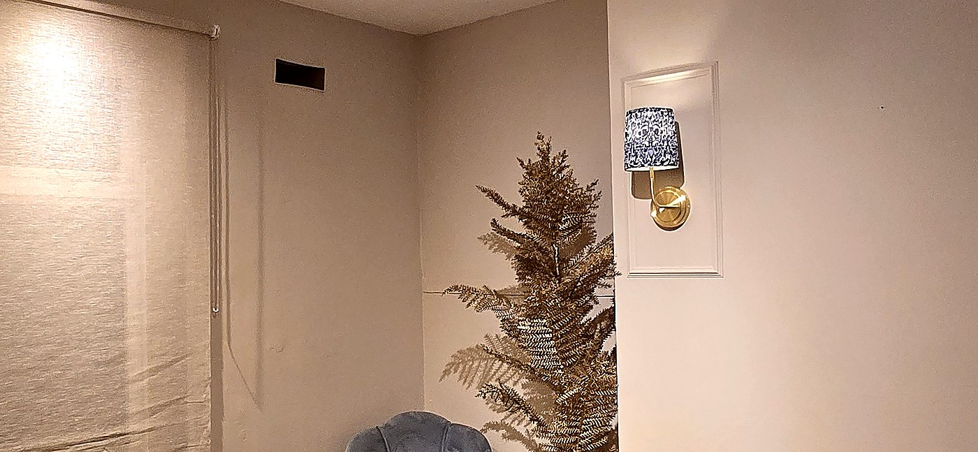 Inside Willows — the room